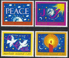 1998 Norfolk Island SG# 686/89 Christmas set of 4 Mint MUH MNH
