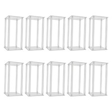 10Pcs Clear Acrylic Flower Stands Wedding Event Party Table Decor Flower Vases