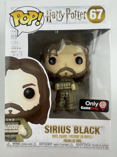 Funko Pop! Harry Potter #67 Sirius Black Vinyl Figure, Chase, GameStop Exclusive
