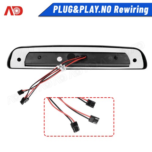 For 1992-1996 Ford F150 F250 Bronco 3RD Led Third Brake Light Cargo Lamp Smoked - Picture 6 of 12