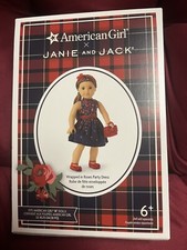 American Girl x Janie and Jack Wrapped in Roses Party Dress for 18-inch Doll NEW