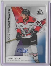 2019-20 SP Game Used CHL Autographs Blue #41 Thimo Nickl 