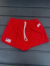 TEAM USA GK ELITE Gymnastics Leotard SHORTS Olympic USA MEN’S Blue SIZE: AM