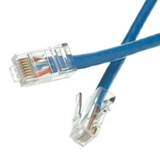6 inch Cat5e Blue Copper Ethernet Patch Cable   POE Compliant   10X6-16100.5