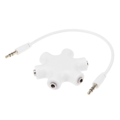 Headphone Jack Splitter Multiple Audio Outputs for Car DVD Player