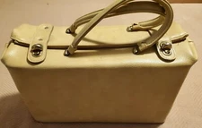 Vintage Tan Bag 14 Inches Long 8.5 Inches Tall