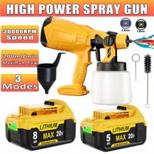 For DEWALT 20V Cordless Spray Gun Paint Spray...