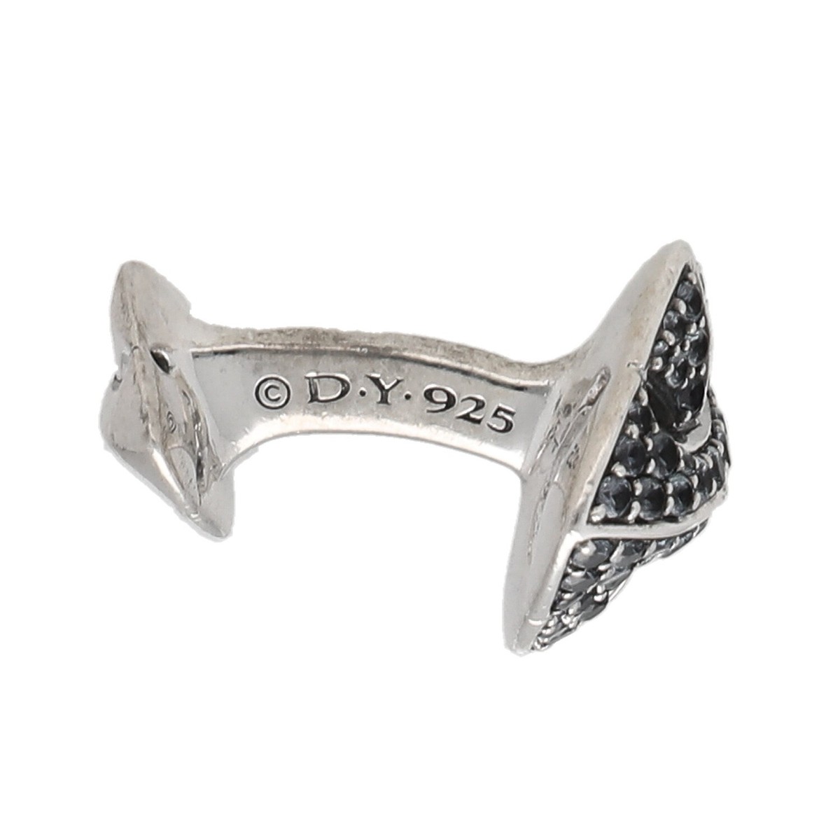 David Yurman Sterling Silver 925 Armory Arrows Grey Sapphire