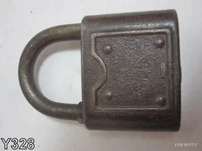F-S HDW CO. INC. PADLOCK NO KEY STEEL 