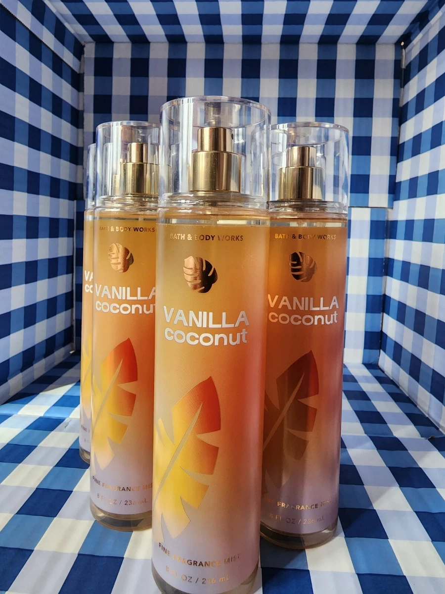 Coconut body mist bath and body works new arrivals