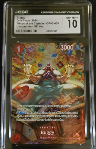 Buggy (SP Card) graded CGC 10 for sale on eBay