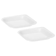 20pcs Rhombus-Shaped Weigh Boats, 5mL Small Disposable Powder Dispenser, White