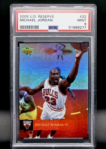 2006-07 Upper Deck Reserve Michael Jordan Chicago Bulls HOF PSA 9 MINT 