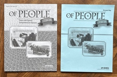 Abeka Of People Teacher Quiz Test Key & Answer Key 7th Grade Current Edition