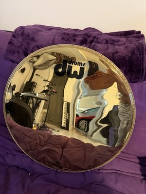 22  DW Starfire bass drum head ( Gold)