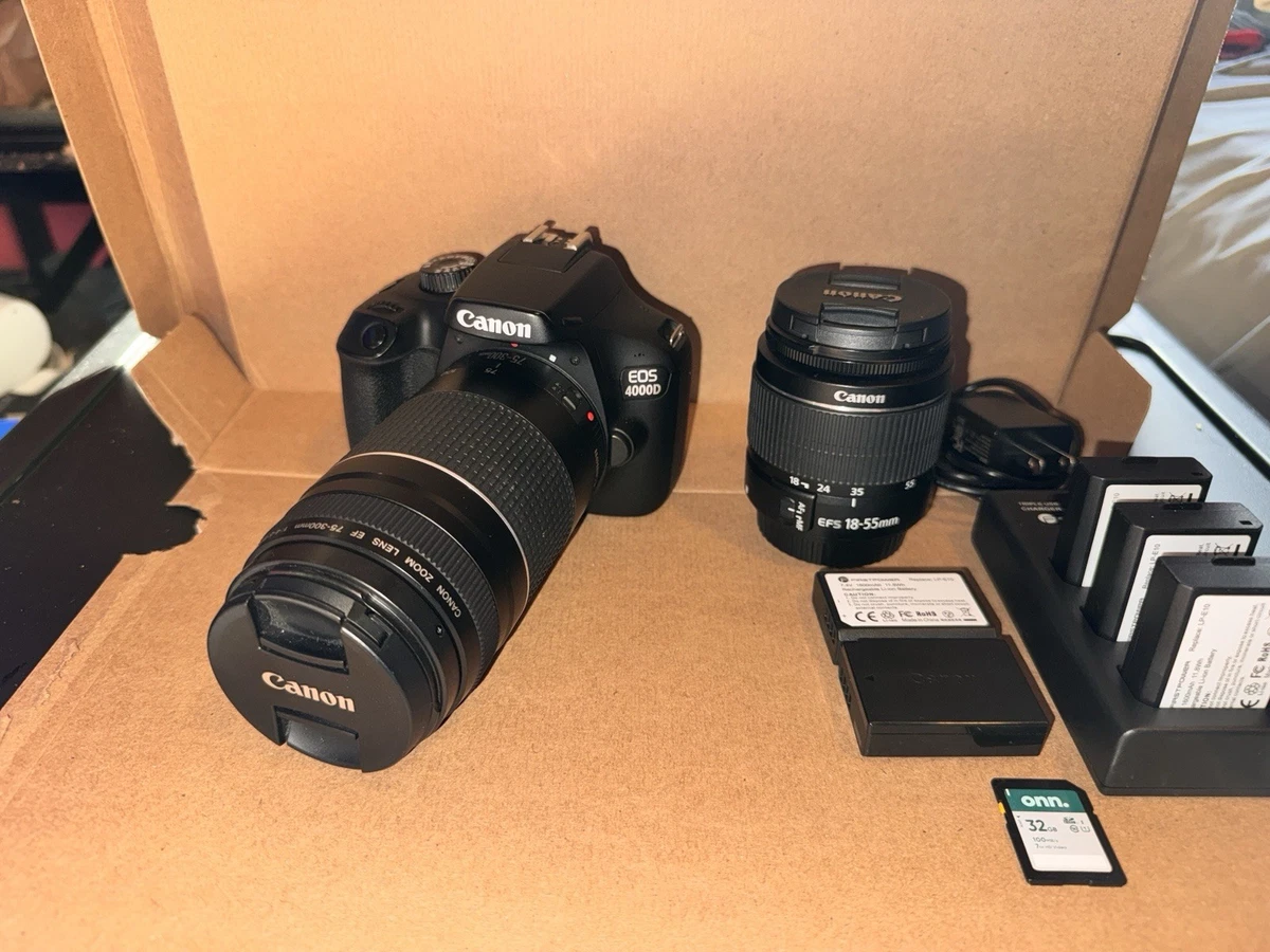 Canon EOS 4000D Canon EOS Digital Cameras for sale | eBay