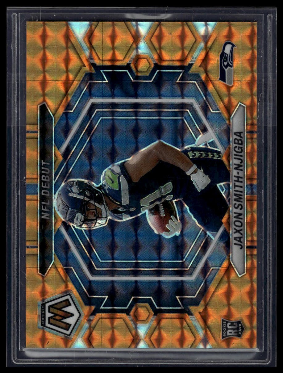 2023 Panini Mosaic #ND-12 Jaxon Smith-Njigba Orange Mosaic #/199