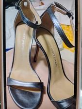 Stuart Weitzman Nudist II Sandal 100 Cool Gray