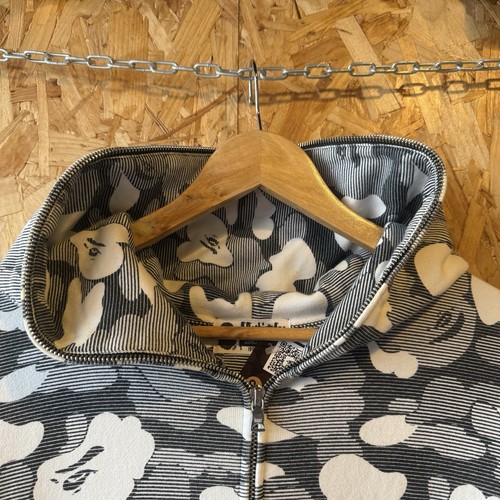 Sudadera con Capucha BAPE Rayas ABC Camuflada Calce Relajado Cremallera Completa Mediana - Imagen 4 de 12