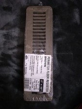 NEW Selkirk Perimeter Floor Register - Brown 2" x 12" - SEALED - Made In USA
