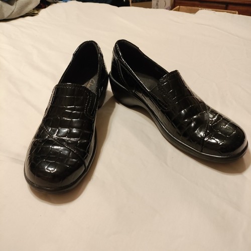 Women's Black Bendables Clarks Shoes Size 8 Excellent Condition - Picture 7 of 9