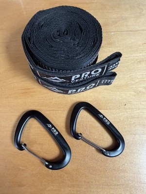 PRO Venture Hammock Straps and 2 Carabiners