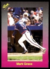 Mark Grace 1989 Classic #155 Chicago Cubs MLB READ FREE SHIPPING AutographDen