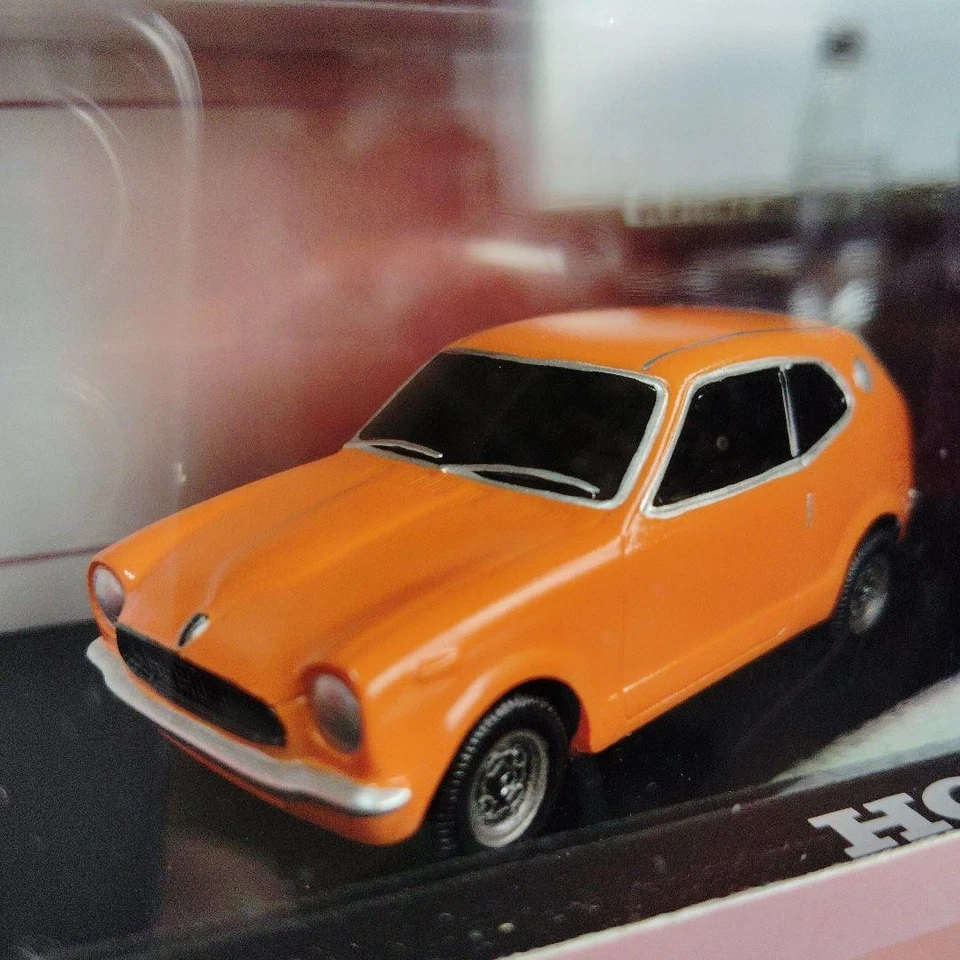 Kyosho 1/43 Honda Z Old Car Master’s Collection Orange Unused Rare - Imagem 2 de 4