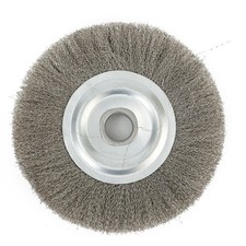 Brosse de roue à fil métallique polyvalente en acier inoxydable 5 pouces meule
