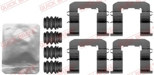 ZubehöRsatz Scheibenbremsbelag Quick Brake 109-1893 FüR Pbt Pb Hyundai I20 1 Lpg-image