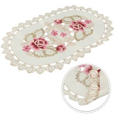 Blumen Bestickt Vintage Tischdecke Datteln Hochzeit Party Event Tisch Dekoration