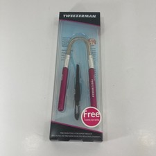 Image of NEW Tweezerman Smooth Finish Facial Hair Remover Pink + Tweezerette