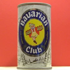Bavarian Club Beer S/S 12 oz Can Jos Huber Brewing Co Monroe Wisconsin 34A T/O
