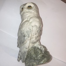 Royal Doulton 1984 Vintage Snowy Owl Bird Ornament Whyte&Mackay Scotch Whisky.PD