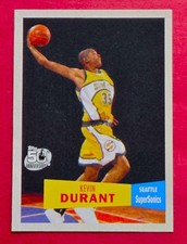 KEVIN DURANT 2007-08 Topps basketball 1957-58 VARIATION ROOKIE card Sonics RC. rookie card picture