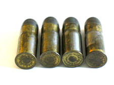 Four 4 Mattel Solid Metal Toy Holster Bullets Used Condition