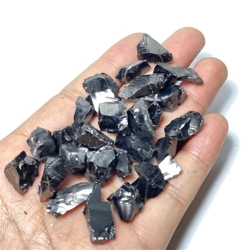 24g  ELITE Noble Natural Fullerene Shungite Crystal Raw Healing Stone L396