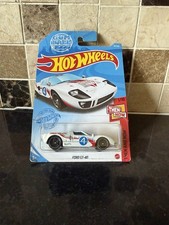 Hot Wheels Ford GT-40 Gumball Livery White,  