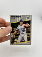 1989 Fleer #554 Mike Moore Seattle Mariners MLB Baseball Card