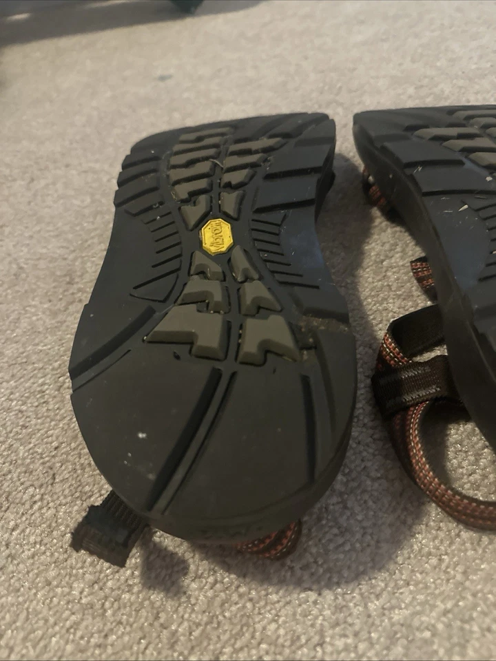 Sandalias Chaco Para Hombre Z/2 Marrón/Naranja Suela Vibram Talla 12 Foto 4 de 4