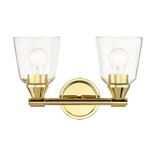 Livex Lighting 16782 Catania 2 Light 14"W Vanity Light - Brass