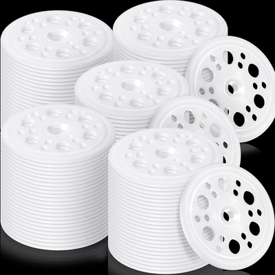 #ad #ad 500 Pcs 1.77 Inch 45 Mm Plastic Washers Foam Board Insulation Load Spreading Po $42.73