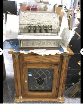 NATIONAL CASH REGISTER, MODEL  #333    RESTORED & IN WORKING ORDER NICKEL PLATED