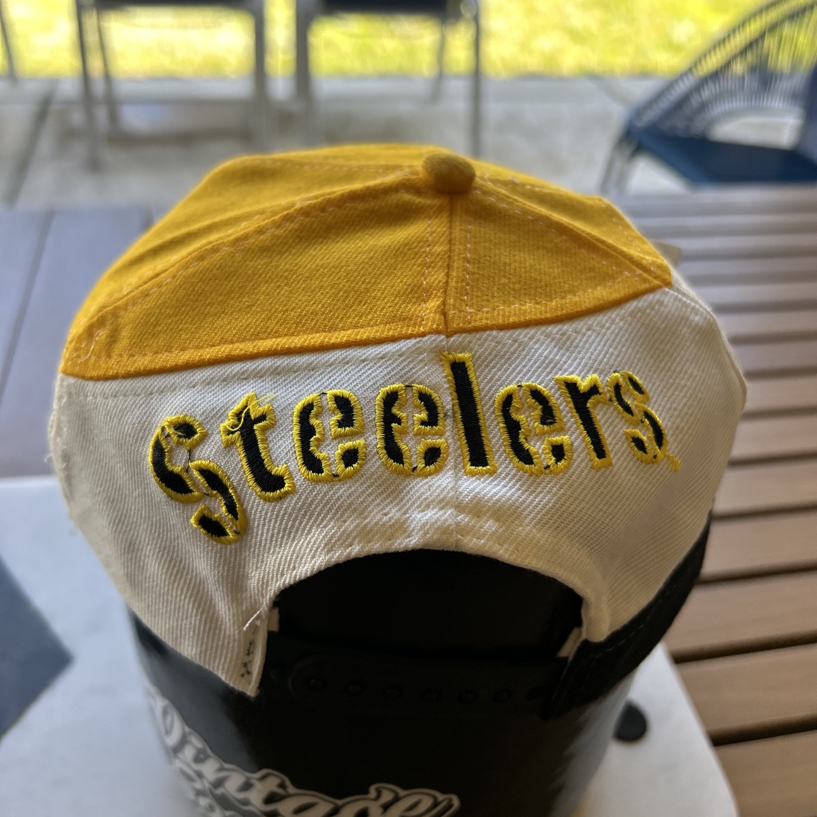 VTG 90s Apex One Pro Line Steelers SIGNED TERRY BRADSHAW Snapback Rare Hat Cap
