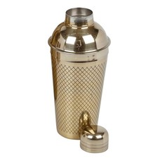 Gold Stainless Steel Cocktail Shaker 650ml Bar Mixer Drink Alcohol Party Gift