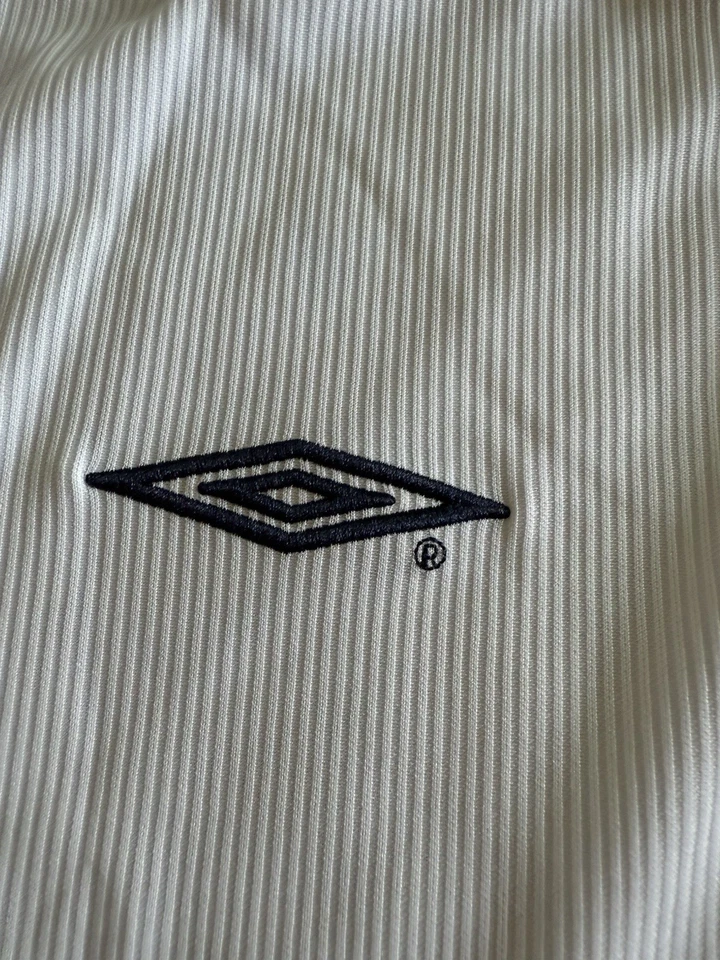 Camiseta visitante Manchester United 2000-02 Beckham #7 XXL LS Umbro Vodafone nueva con etiquetas Foto 3 de 4