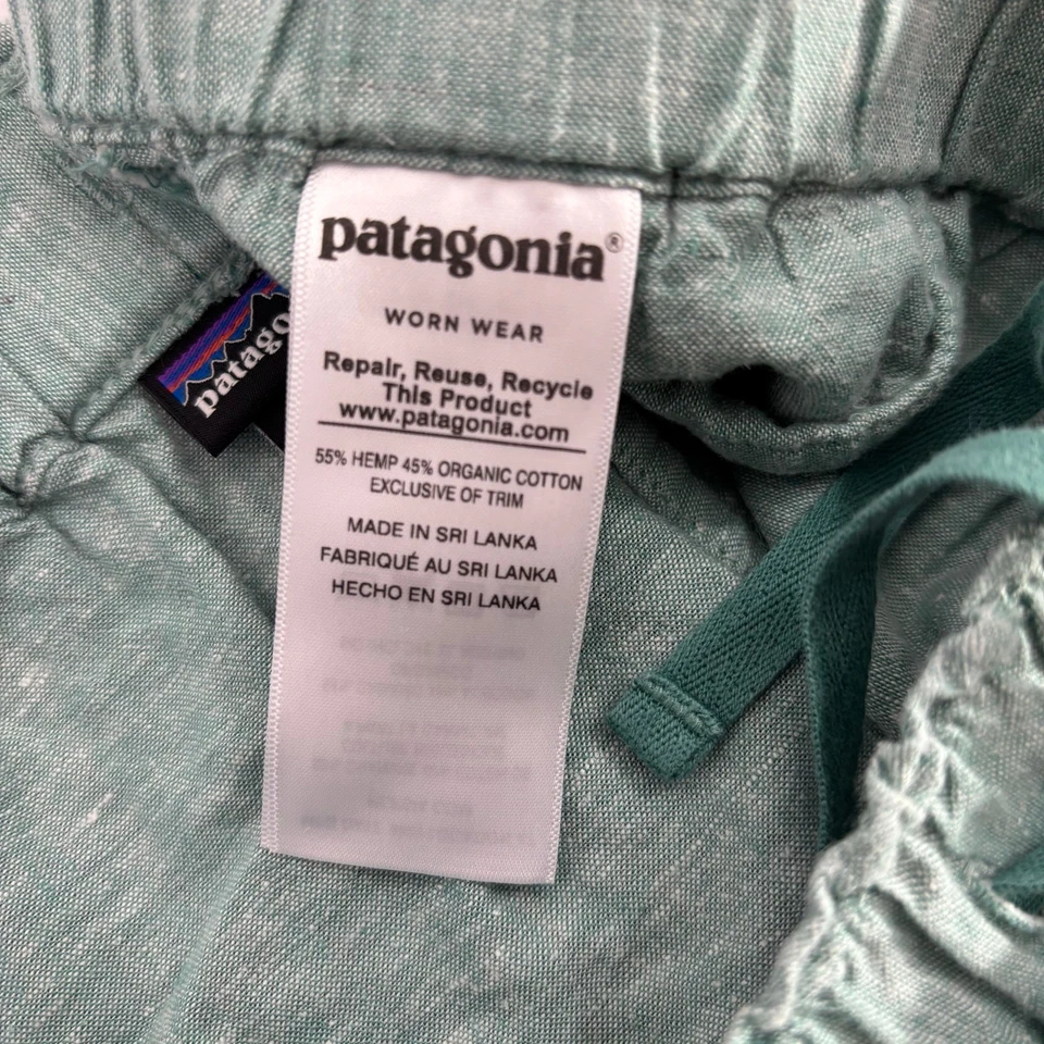 Falda Patagonia Eco Cáñamo Algodón Verde Menta Mini Talla M Foto 4 de 4