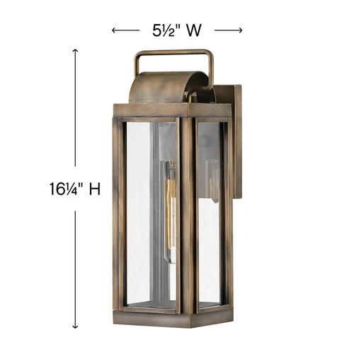 Hinkley Lighting 2840-LL Sag Harbor 1 Light 16.25" Tall Outdoor - Black - Picture 4 of 7