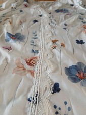 Ladies Short Sleeved Blose Top Pull Over No Buttons Elasticated Short Sleeved