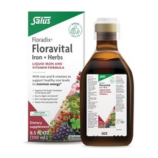 Floradix Floravital Liquid Iron Vitamins Formula - Liquid Iron Supplement w...